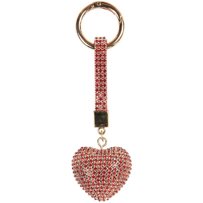 Juleeze JZKC0217 Rode Sleutelhanger 4x3x13 cm