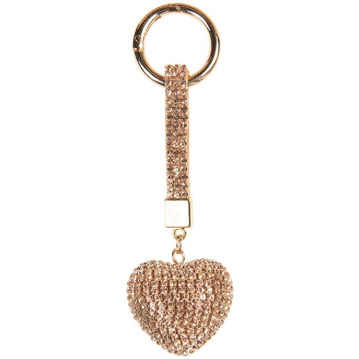 Juleeze JZKC0218 Sleutelhanger goudkleurig 4x3x13 cm