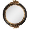 Clayre & Eef 62S340M Spiegel 17x2x20 cm Zwart-Goud