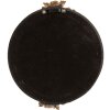 Clayre & Eef 62S340M Spiegel 17x2x20 cm Zwart-Goud
