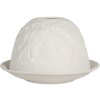 Clayre & Eef 6CE2209 Kandelaar Wit Ø 12x8 cm