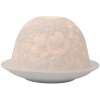 Clayre & Eef 6CE2209 Kandelaar Wit Ø 12x8 cm