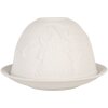 Clayre & Eef 6CE2210 Kandelaar Wit Ø 12x8 cm