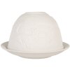 Clayre & Eef 6CE2210 Kandelaar Wit Ø 12x8 cm