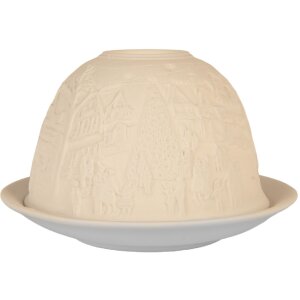 Clayre & Eef 6CE2212 Kandelaar Ø 12x8 cm