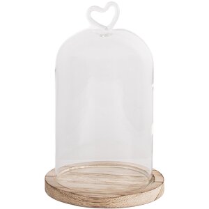 Clayre & Eef 6GL5359 Glasklok Ø 12x19 cm