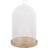Clayre & Eef 6GL5361 Glazen Cloche Ø 17x27 cm