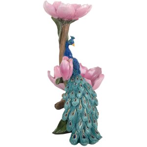 Clayre & Eef 6PR5799 Decoratieve Schaal 18x12x24 cm Blauw-Roze