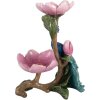 Clayre & Eef 6PR5799 Decoratieve Schaal 18x12x24 cm Blauw-Roze