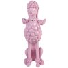 Clayre & Eef 6PR5803 Decoratie Hond (Pudel) 13x17x33 cm Roze