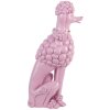 Clayre & Eef 6PR5803 Decoratie Hond (Pudel) 13x17x33 cm Roze