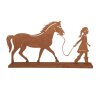 Clayre & Eef 6Y5929 Decoratie Kind met Paard 42x7x22 cm