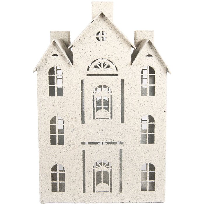 Clayre & Eef 6Y5930 Decoratie Huis 26x16x40 cm Beige