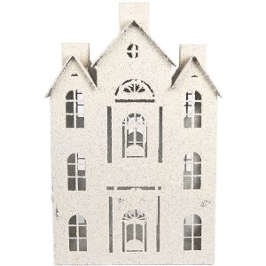 Clayre & Eef 6Y5930 Decoratie Huis 26x16x40 cm Beige