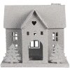Clayre & Eef 6Y5932 Decoratie Huis 26x17x24 cm Grijs