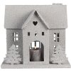 Clayre & Eef 6Y5932 Decoratie Huis 26x17x24 cm Grijs