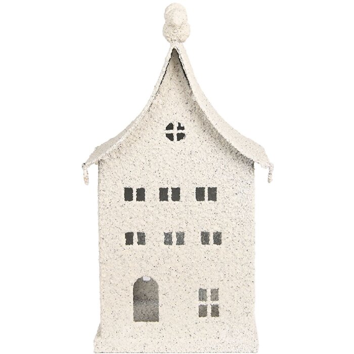 Clayre & Eef 6Y5934 Decoratie Huis 14x15x28 cm Beige