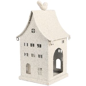 Clayre & Eef 6Y5934 Decoratie Huis 14x15x28 cm Beige