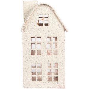 Clayre & Eef 6Y5935 Decoratie Huis 14x14x26 cm Beige