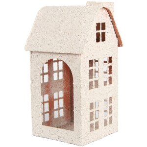 Clayre & Eef 6Y5935 Decoratie Huis 14x14x26 cm Beige