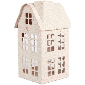 Clayre & Eef 6Y5935 Decoratie Huis 14x14x26 cm Beige