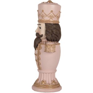 Clayre & Eef 6PR5366 Decoratie Notenkraker Roze 16x10x30 cm