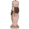 Clayre & Eef 6PR5366 Decoratie Notenkraker Roze 16x10x30 cm
