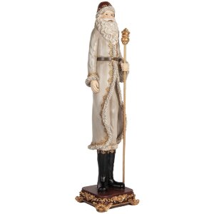 Clayre & Eef 6PR5369 Kerstman Decoratie 10x10x42 cm