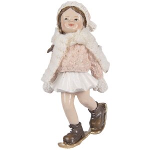 Clayre & Eef 6PR5372 Decoratie Meisje 4x3x10 cm
