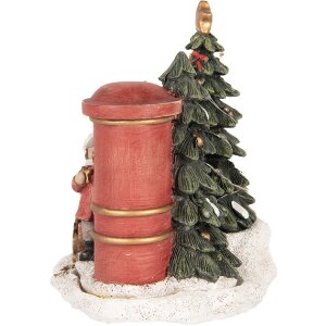 Clayre & Eef 6PR5373 Decoratie Kind bij de brievenbus LED 16x12x14 cm