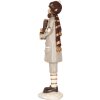 Clayre & Eef 6PR5395 Kind Decoratie 8x8x30 cm Grijs en Bruin