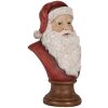 Clayre & Eef 6PR5398 Decoratieve Kerstman Buste 18x12x30 cm
