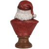 Clayre & Eef 6PR5398 Decoratieve Kerstman Buste 18x12x30 cm