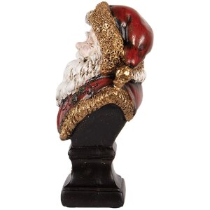 Clayre & Eef 6PR5589 Decoratieve Buste Kerstman...