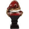 Clayre & Eef 6PR5589 Decoratieve Buste Kerstman 10x8x17 cm