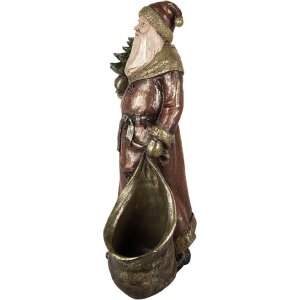 Clayre & Eef 6PR5590 Kerstman Decoratie 24x17x47 cm...