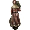 Clayre & Eef 6PR5590 Kerstman Decoratie 24x17x47 cm Rot en Goudkleurig