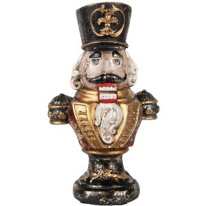 Clayre & Eef 6PR5591 Decoratie Borstbeeld Notenkraker...