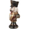 Clayre & Eef 6PR5591 Decoratie Borstbeeld Notenkraker 9x6x15 cm Rood