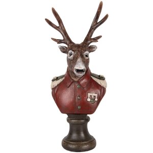 Clayre & Eef 6PR5593 Decoratie Buste Rendier 12x10x27...