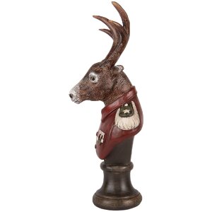 Clayre & Eef 6PR5593 Decoratie Buste Rendier 12x10x27...