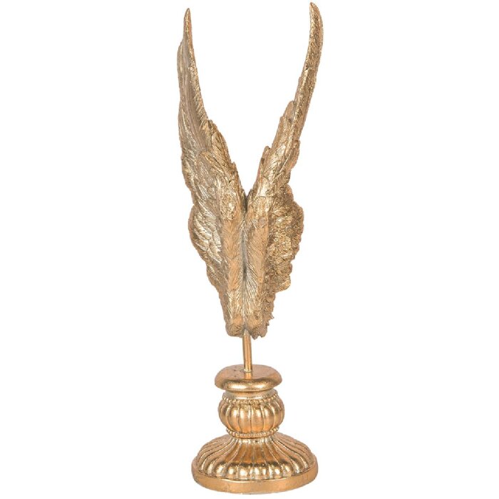 Clayre & Eef 6PR5685 Decoratieve Vleugel 10x10x33 cm Goud