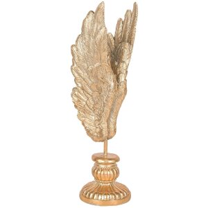 Clayre & Eef 6PR5685 Decoratieve Vleugel 10x10x33 cm Goud