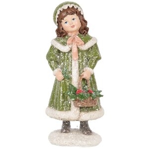 Clayre & Eef 6PR5687 Decoratie Kind Roze 8x9x18 cm
