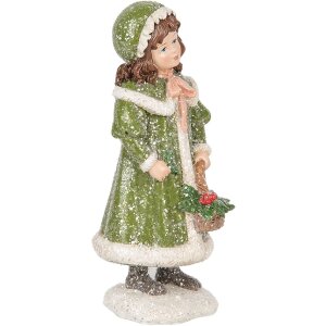 Clayre & Eef 6PR5687 Decoratie Kind Roze 8x9x18 cm