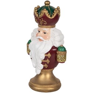 Clayre & Eef 6PR5694 Decoratieve Kerstman Buste met...