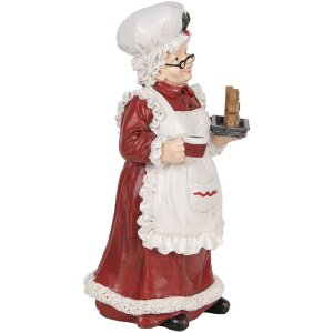 Clayre & Eef 6PR5696 Kerstversiering Kerstvrouw 15x15x30 cm