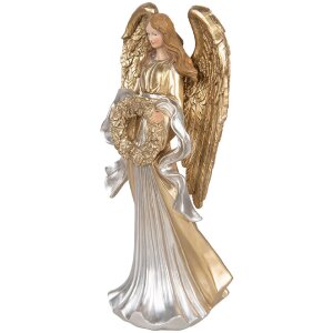 Clayre & Eef 6PR5697 Decoratie Engel 16x13x35 cm Goud...