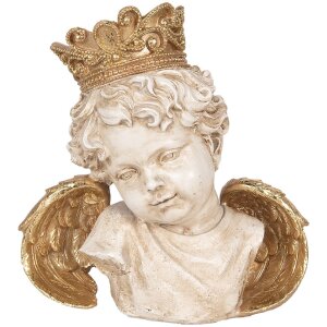 Clayre & Eef 6PR5698 Decoratie Engel 21x12x22 cm...