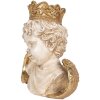 Clayre & Eef 6PR5698 Decoratie Engel 21x12x22 cm Beige-Goud